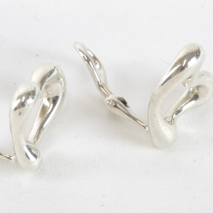 『USED』 シルバー925 
TIFFANY&Co. オープンハート 10.7g アクセサリー イヤリング