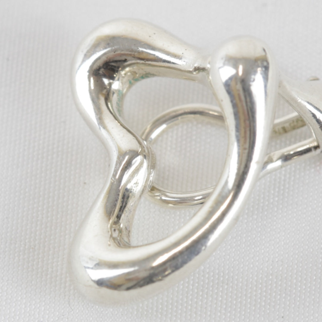 『USED』 シルバー925 
TIFFANY&Co. オープンハート 10.7g アクセサリー イヤリング