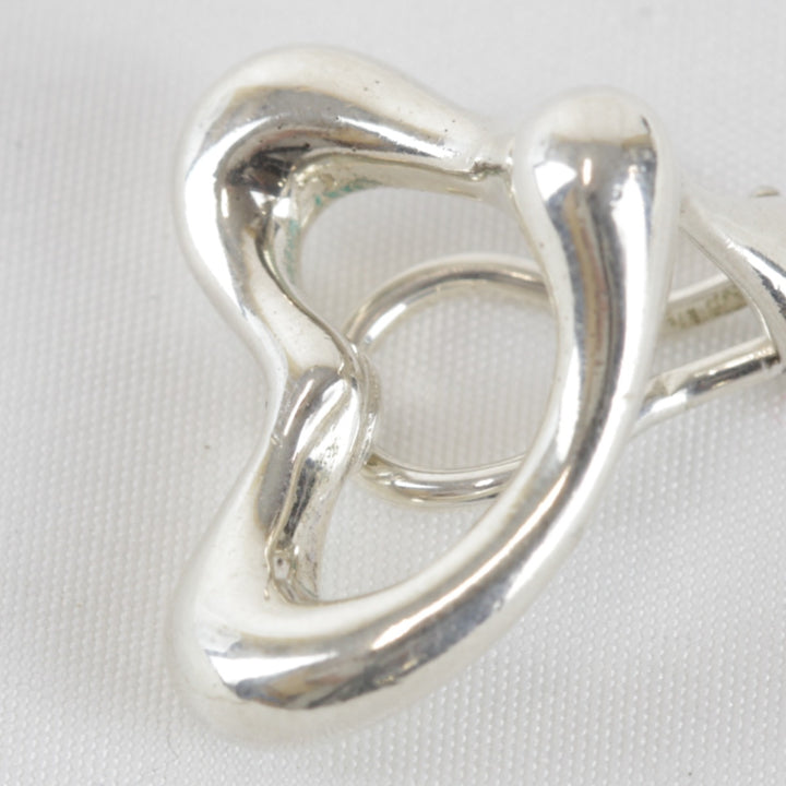 『USED』 シルバー925 
TIFFANY&Co. オープンハート 10.7g アクセサリー イヤリング