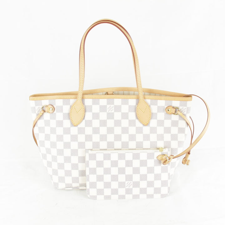 超美品『USED』 
LOUIS VUITTON ルイ・ヴィトン 
 ネヴァーフルPM N41362/AR2185 トートバッグ 
ダミエアズールキャンバス ホワイト