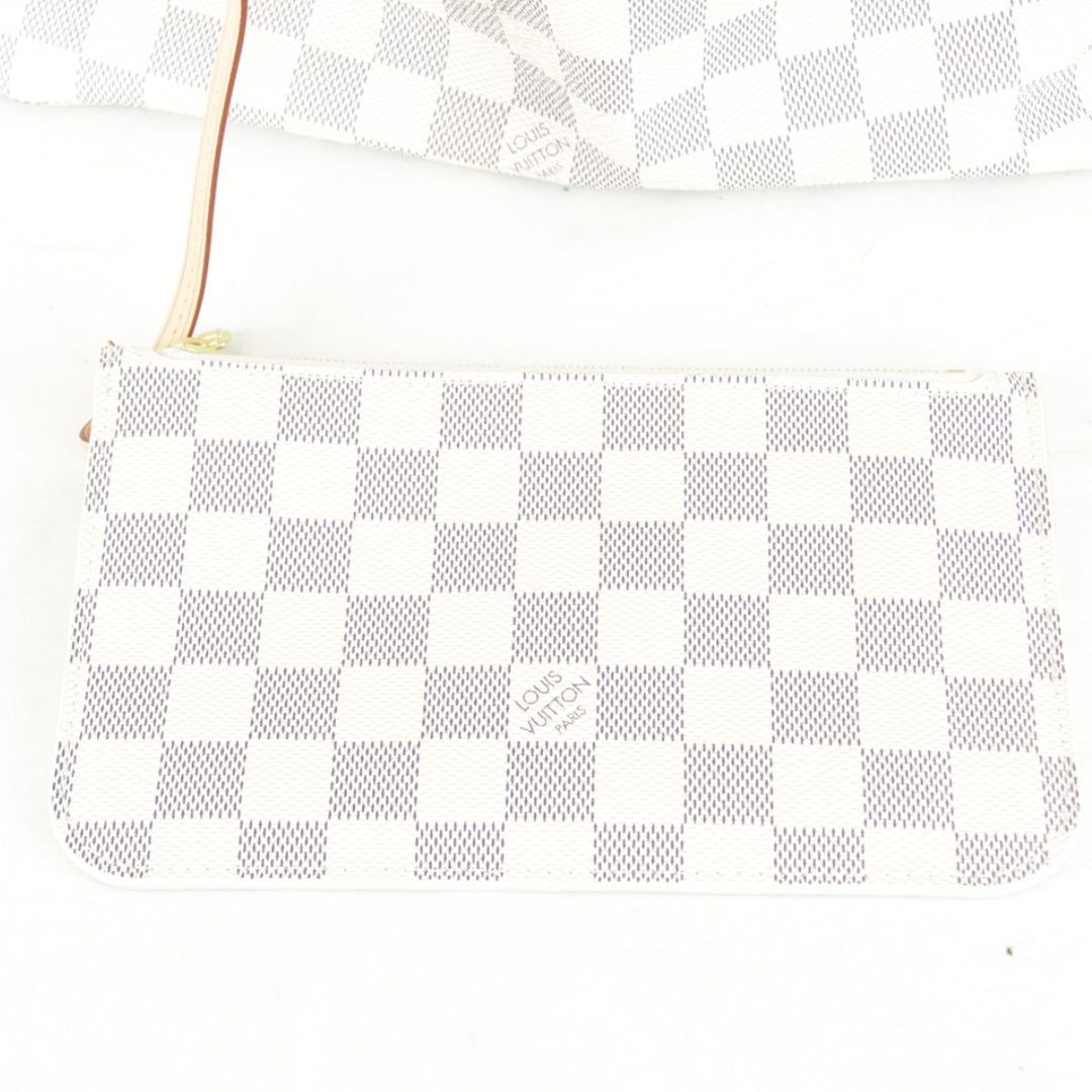超美品『USED』 
LOUIS VUITTON ルイ・ヴィトン 
 ネヴァーフルPM N41362/AR2185 トートバッグ 
ダミエアズールキャンバス ホワイト