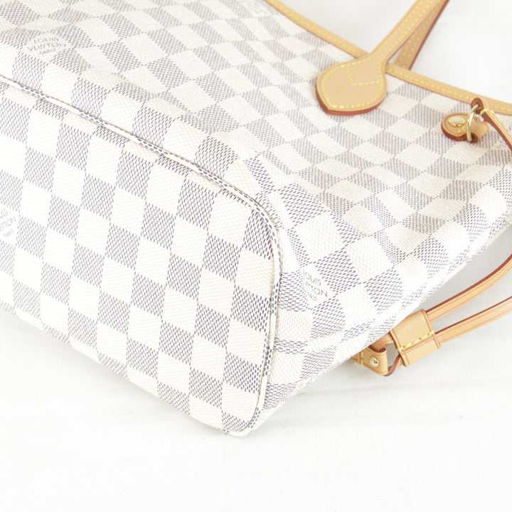 超美品『USED』 
LOUIS VUITTON ルイ・ヴィトン 
 ネヴァーフルPM N41362/AR2185 トートバッグ 
ダミエアズールキャンバス ホワイト