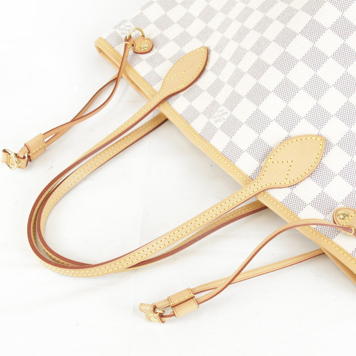超美品『USED』 
LOUIS VUITTON ルイ・ヴィトン 
 ネヴァーフルPM N41362/AR2185 トートバッグ 
ダミエアズールキャンバス ホワイト