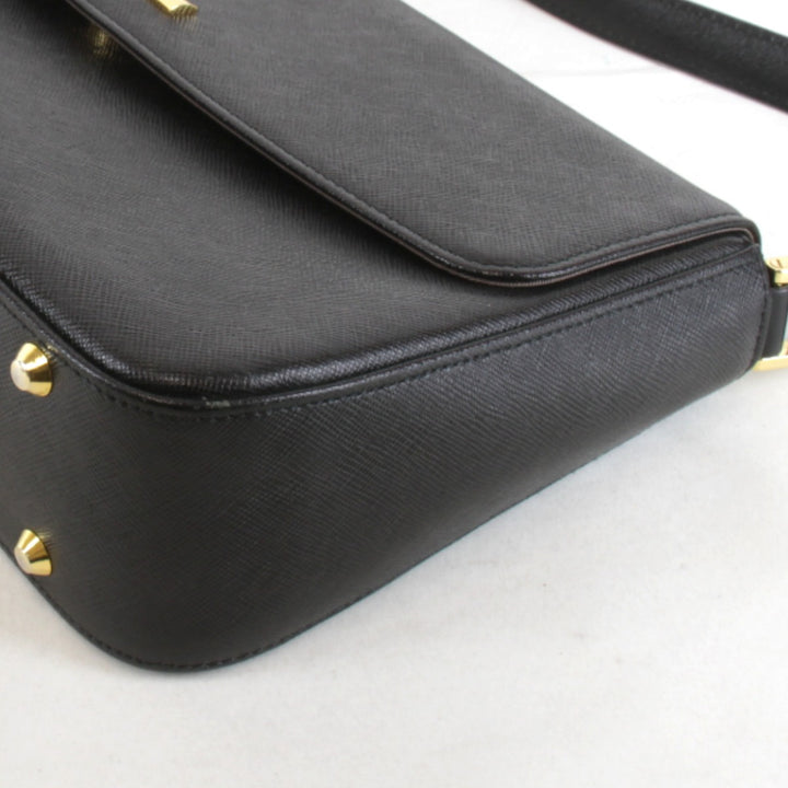 『USED』 
BURBERRY バーバリー 
 ワンショルダー ショルダーバッグ 
レザー ブラック