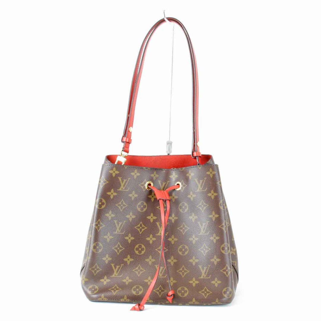 美品『USED』 
LOUIS VUITTON ルイ・ヴィトン 
 ネオノエ M44021 ショルダーバッグ 
モノグラムキャンバス モノグラム×レッド