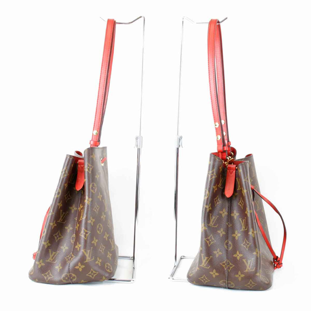 美品『USED』 
LOUIS VUITTON ルイ・ヴィトン 
 ネオノエ M44021 ショルダーバッグ 
モノグラムキャンバス モノグラム×レッド