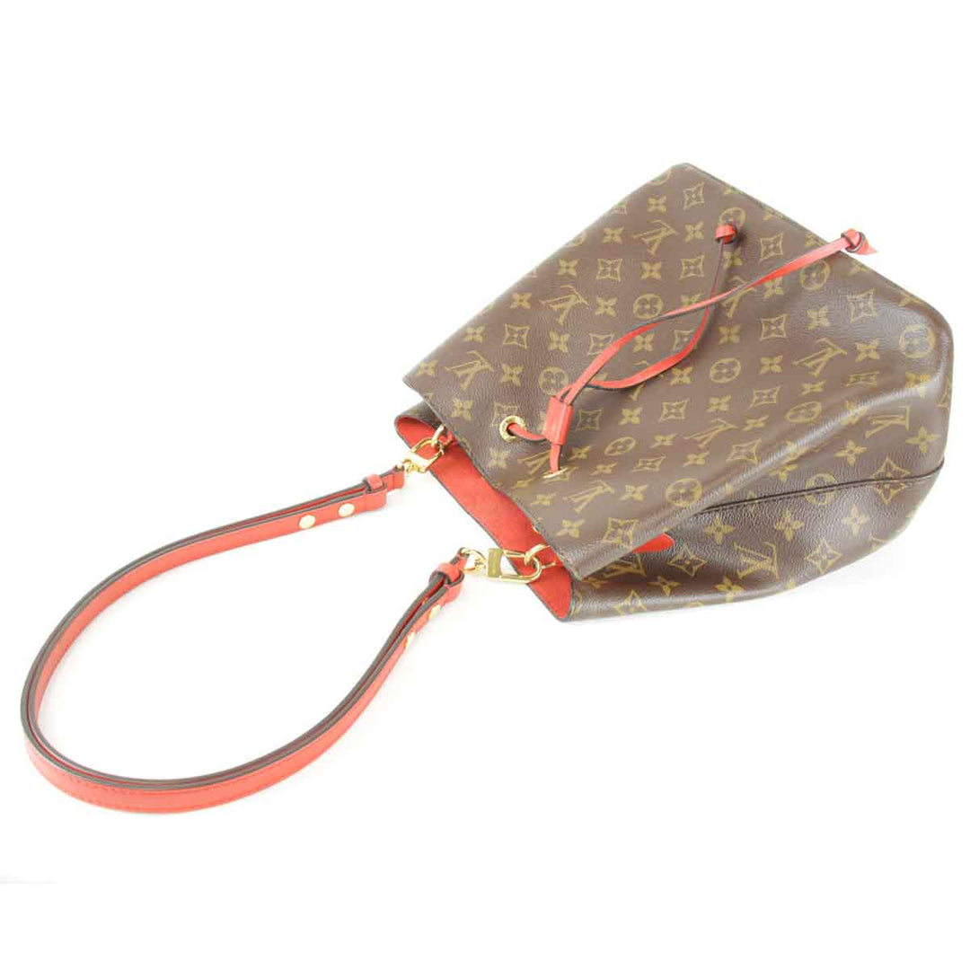 美品『USED』 
LOUIS VUITTON ルイ・ヴィトン 
 ネオノエ M44021 ショルダーバッグ 
モノグラムキャンバス モノグラム×レッド