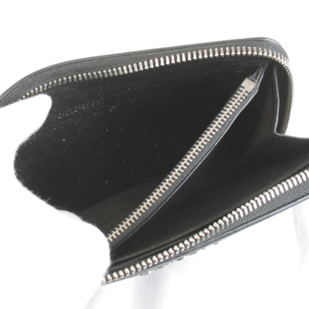 【価格改定】『USED』 
BVLGARI ブルガリ 
 ウィークエンド ラウンドジップ 長財布 
レザー ブラック系