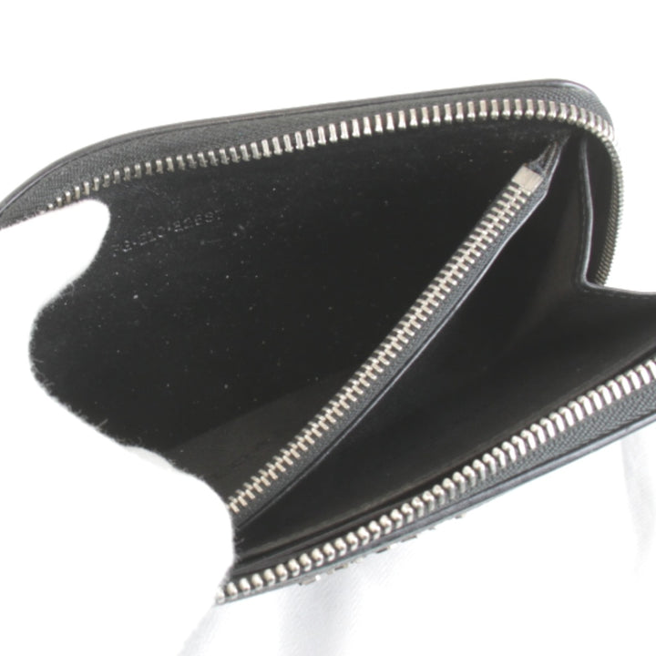 【価格改定】『USED』 
BVLGARI ブルガリ 
 ウィークエンド ラウンドジップ 長財布 
レザー ブラック系