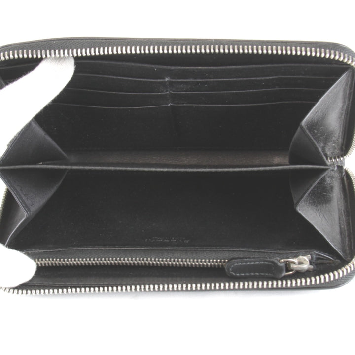 【価格改定】『USED』 
BVLGARI ブルガリ 
 ウィークエンド ラウンドジップ 長財布 
レザー ブラック系