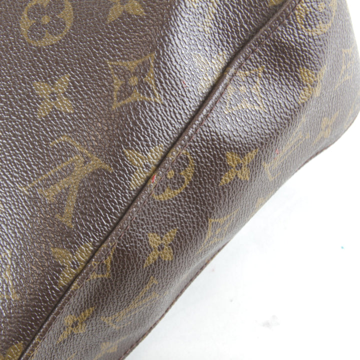 『USED』 
LOUIS VUITTON ルイ・ヴィトン 
 ルーピングGM M51145 ショルダーバッグ 
モノグラムキャンバス ブラウン