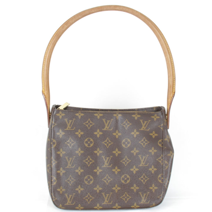 ファスナープル一部欠け『USED』 
LOUIS VUITTON ルイ・ヴィトン 
 ルーピングMM M51146 ショルダーバッグ 
モノグラムキャンバス ブラウン