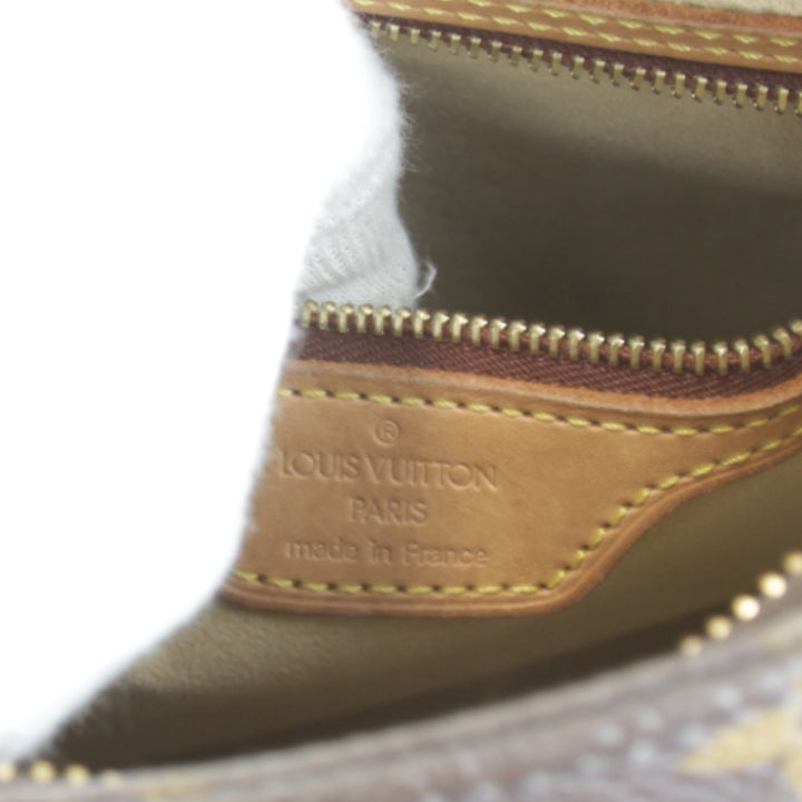 ファスナープル一部欠け『USED』 
LOUIS VUITTON ルイ・ヴィトン 
 ルーピングMM M51146 ショルダーバッグ 
モノグラムキャンバス ブラウン