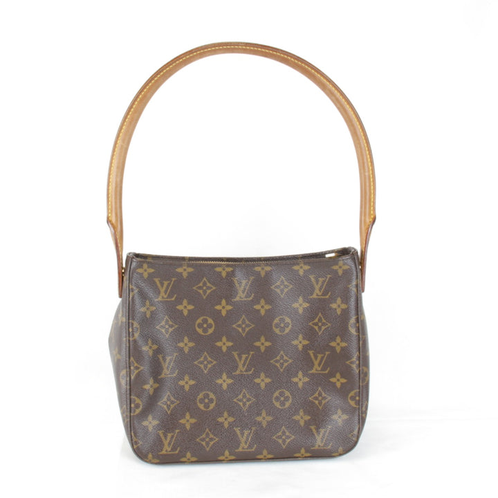 ファスナープル一部欠け『USED』 
LOUIS VUITTON ルイ・ヴィトン 
 ルーピングMM M51146 ショルダーバッグ 
モノグラムキャンバス ブラウン