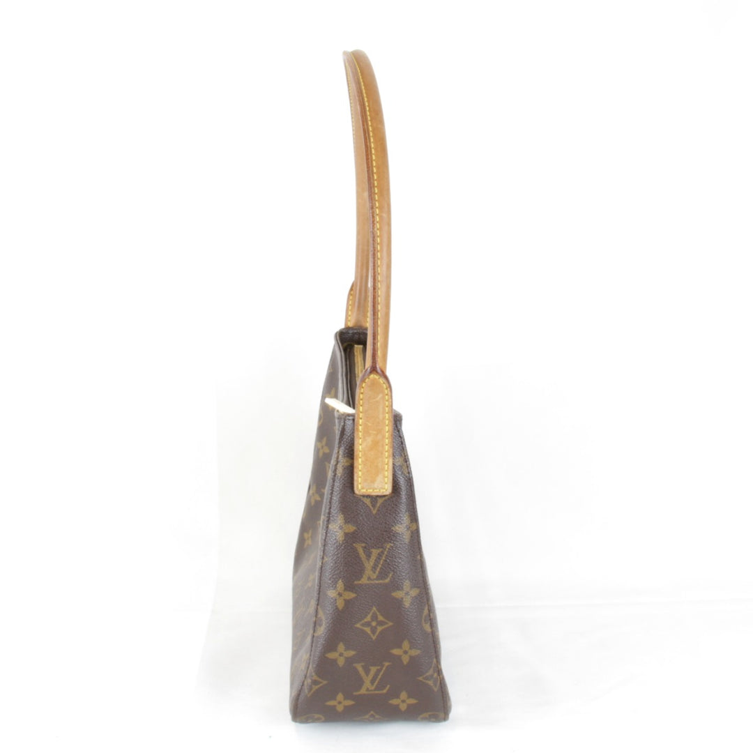 ファスナープル一部欠け『USED』 
LOUIS VUITTON ルイ・ヴィトン 
 ルーピングMM M51146 ショルダーバッグ 
モノグラムキャンバス ブラウン