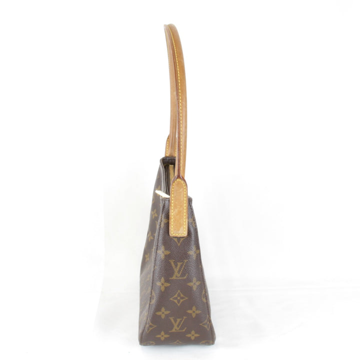 ファスナープル一部欠け『USED』 
LOUIS VUITTON ルイ・ヴィトン 
 ルーピングMM M51146 ショルダーバッグ 
モノグラムキャンバス ブラウン