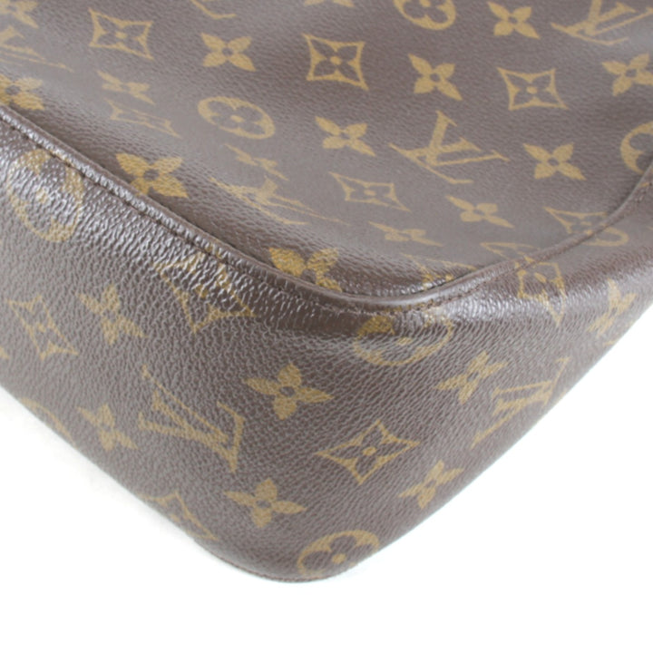 ファスナープル一部欠け『USED』 
LOUIS VUITTON ルイ・ヴィトン 
 ルーピングMM M51146 ショルダーバッグ 
モノグラムキャンバス ブラウン