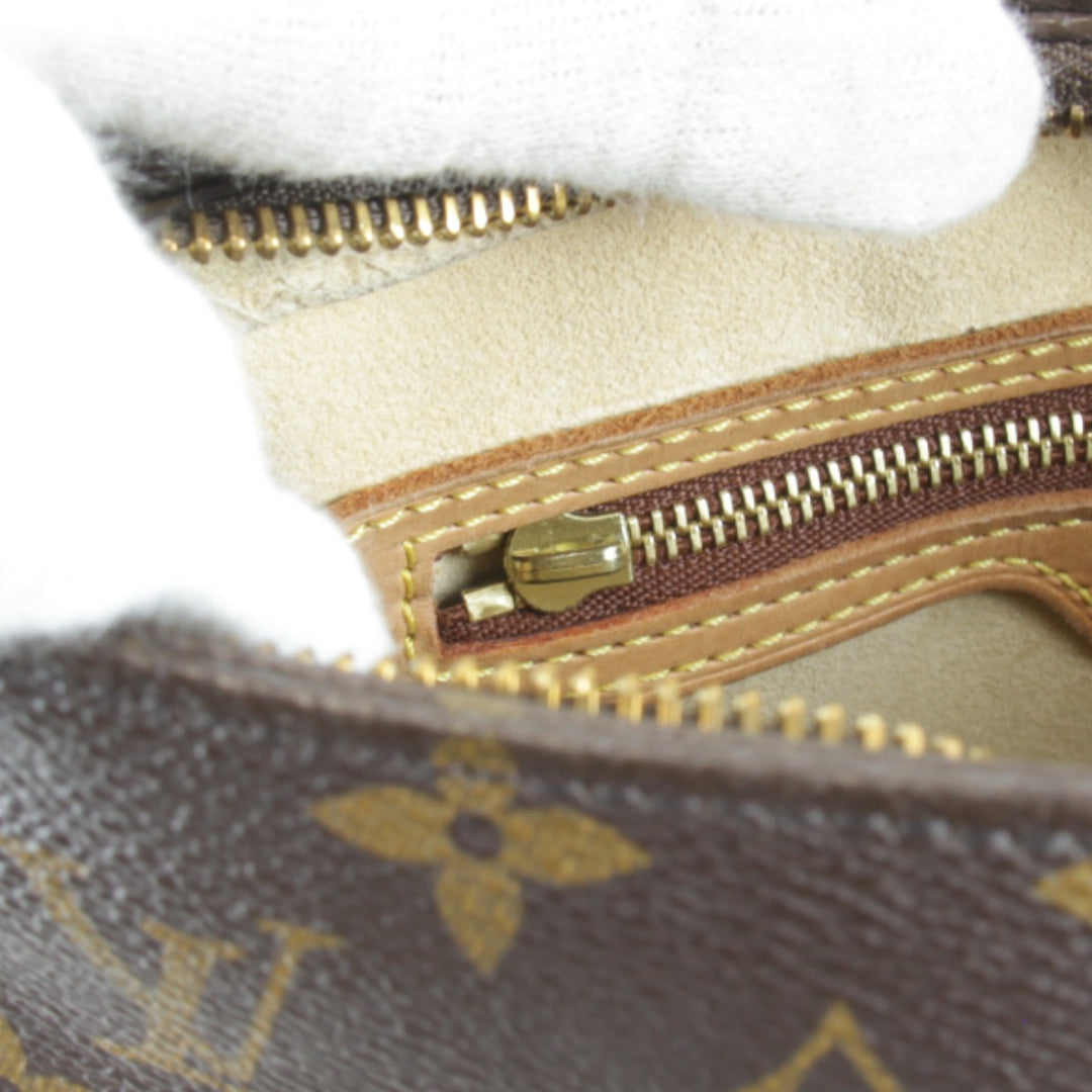 ファスナープル一部欠け『USED』 
LOUIS VUITTON ルイ・ヴィトン 
 ルーピングMM M51146 ショルダーバッグ 
モノグラムキャンバス ブラウン