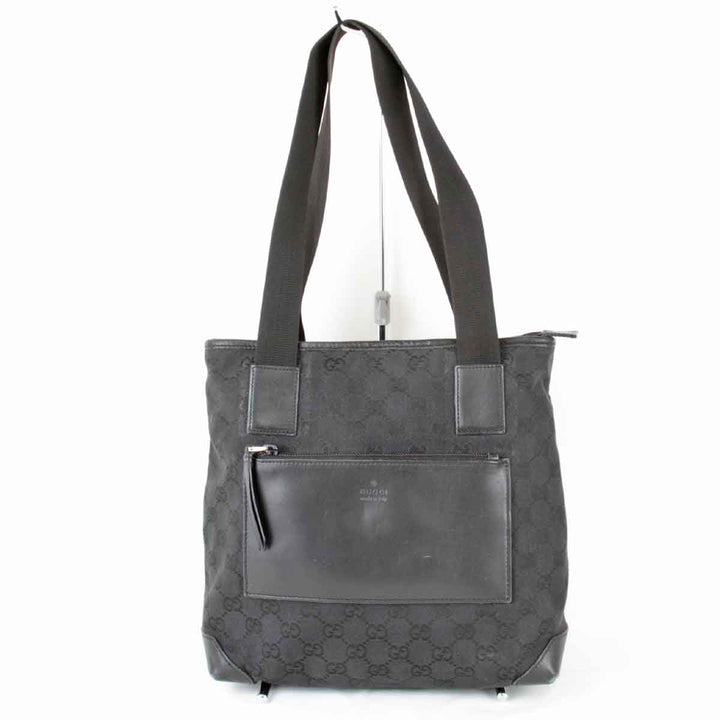 『USED』 
GUCCI グッチ 
 28893 1705 トートバッグ 
GGキャンバス ブラック