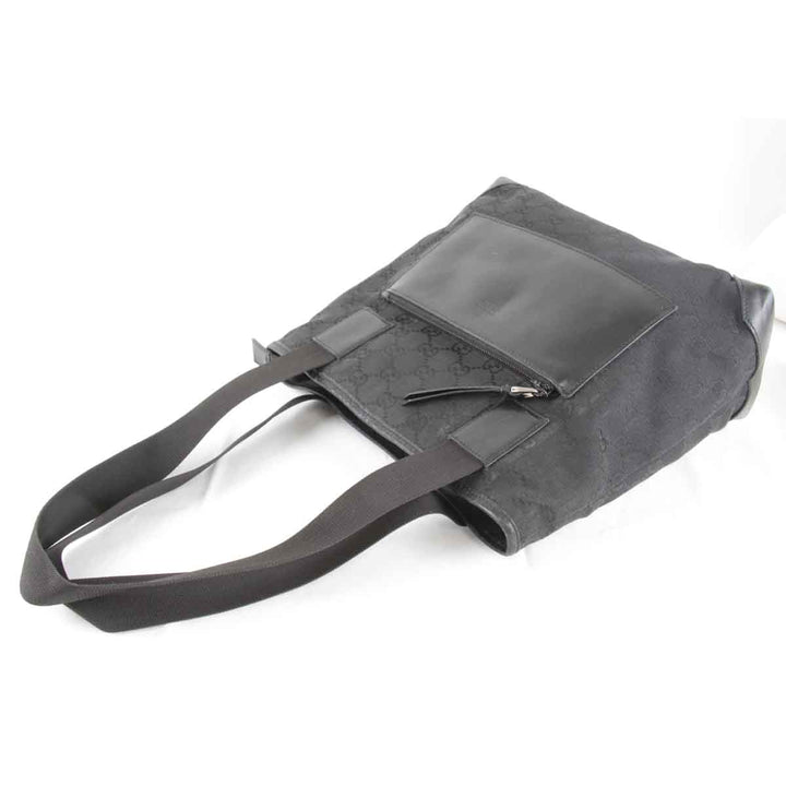 『USED』 
GUCCI グッチ 
 28893 1705 トートバッグ 
GGキャンバス ブラック