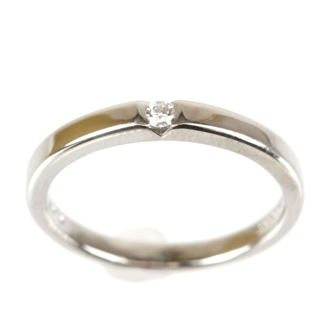 美品『USED』 Pt950 
STAR JEWELRY リング・指輪
 ダイヤモンド 0.05 4.0g