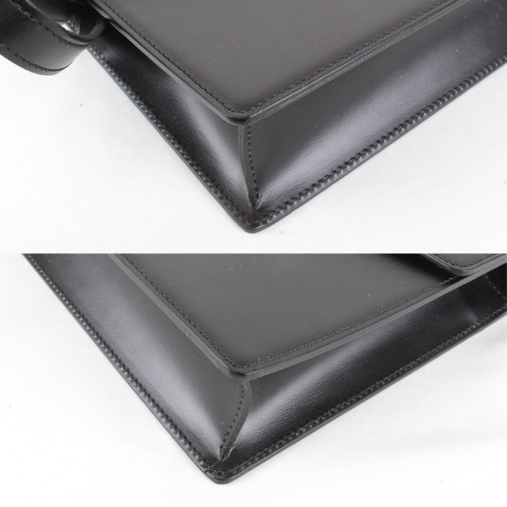 美品『USED』 
CARTIER カルティエ 
 セカンドバッグ 
レザー ブラック