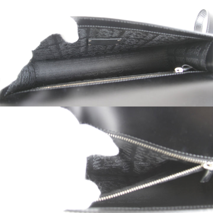 美品『USED』 
CARTIER カルティエ 
 セカンドバッグ 
レザー ブラック