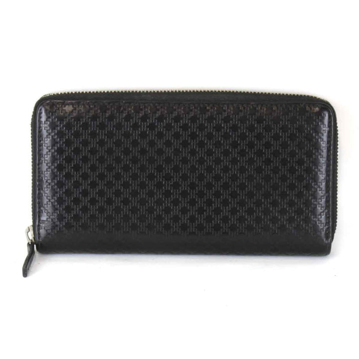 『USED』 
GUCCI グッチ 
 ディアマンテ ラウンドジップウォレット 307990・2067 長財布 
レザー ブラック