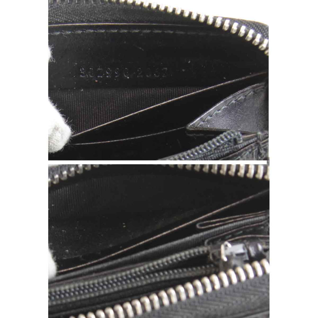 『USED』 
GUCCI グッチ 
 ディアマンテ ラウンドジップウォレット 307990・2067 長財布 
レザー ブラック