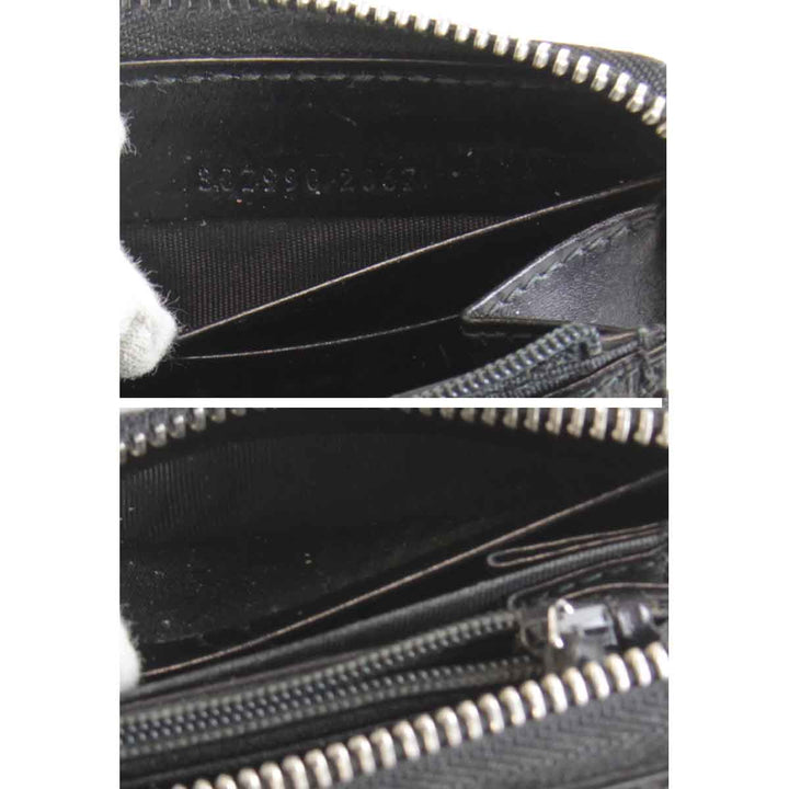 『USED』 
GUCCI グッチ 
 ディアマンテ ラウンドジップウォレット 307990・2067 長財布 
レザー ブラック