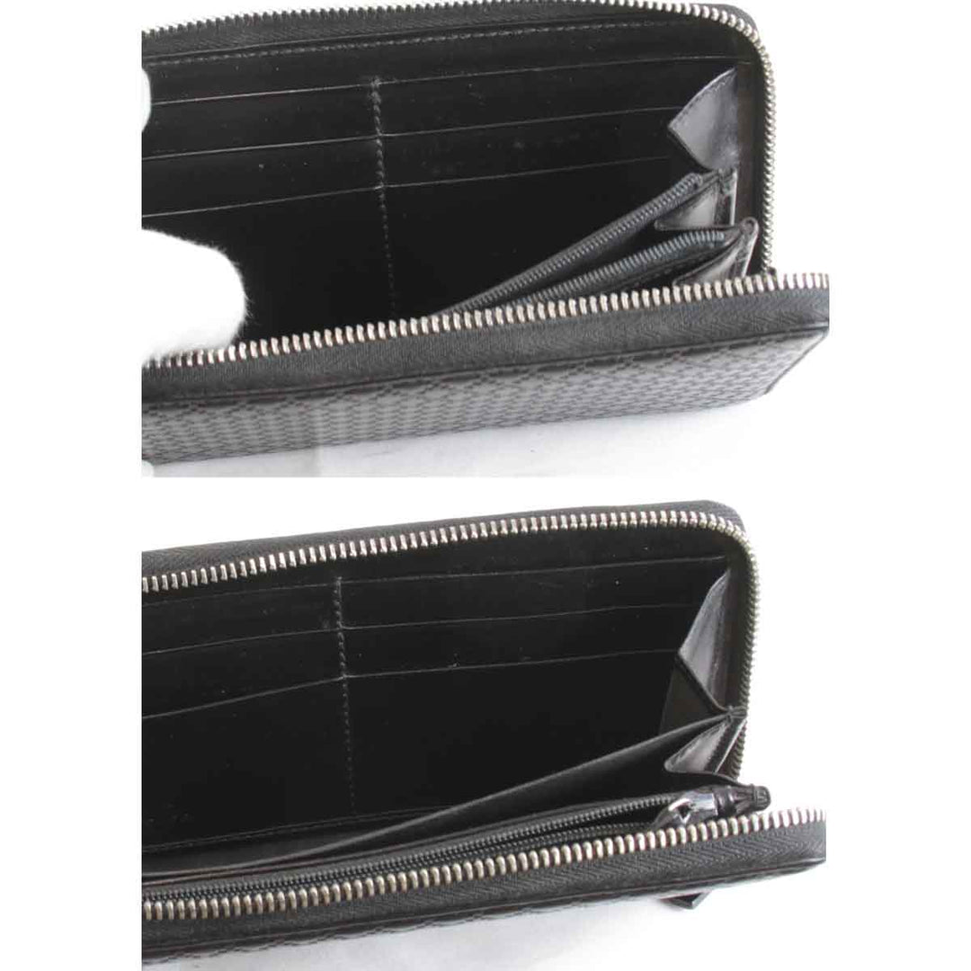 『USED』 
GUCCI グッチ 
 ディアマンテ ラウンドジップウォレット 307990・2067 長財布 
レザー ブラック