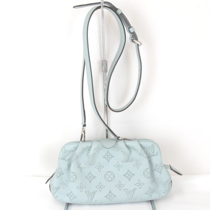 美品『USED』 
LOUIS VUITTON ルイ・ヴィトン 
 スカラミニ 箱有 M80094 ショルダーバッグ 
モノグラムマヒナ ブルー