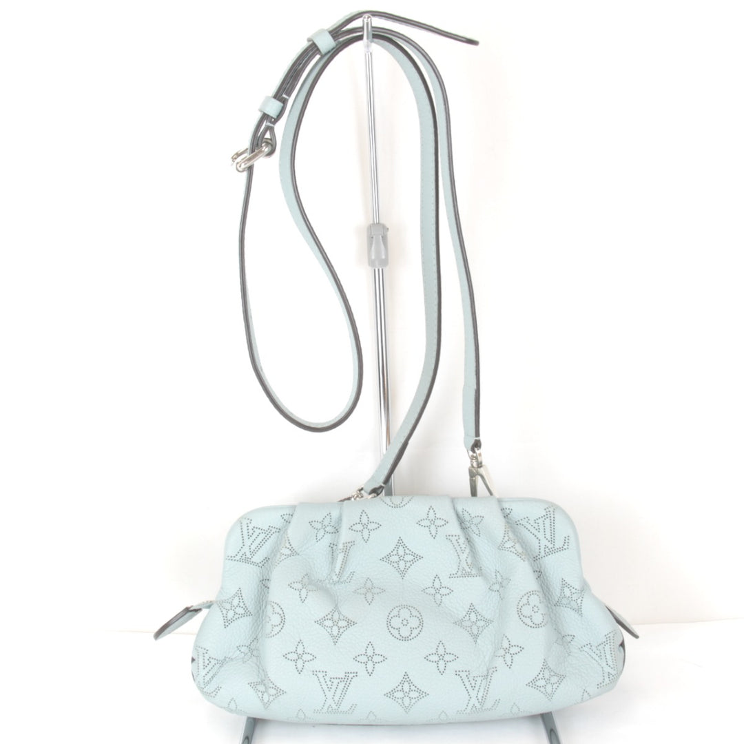 美品『USED』 
LOUIS VUITTON ルイ・ヴィトン 
 スカラミニ 箱有 M80094 ショルダーバッグ 
モノグラムマヒナ ブルー