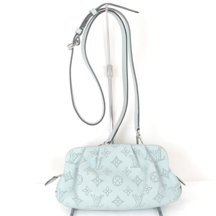 美品『USED』 
LOUIS VUITTON ルイ・ヴィトン 
 スカラミニ 箱有 M80094 ショルダーバッグ 
モノグラムマヒナ ブルー