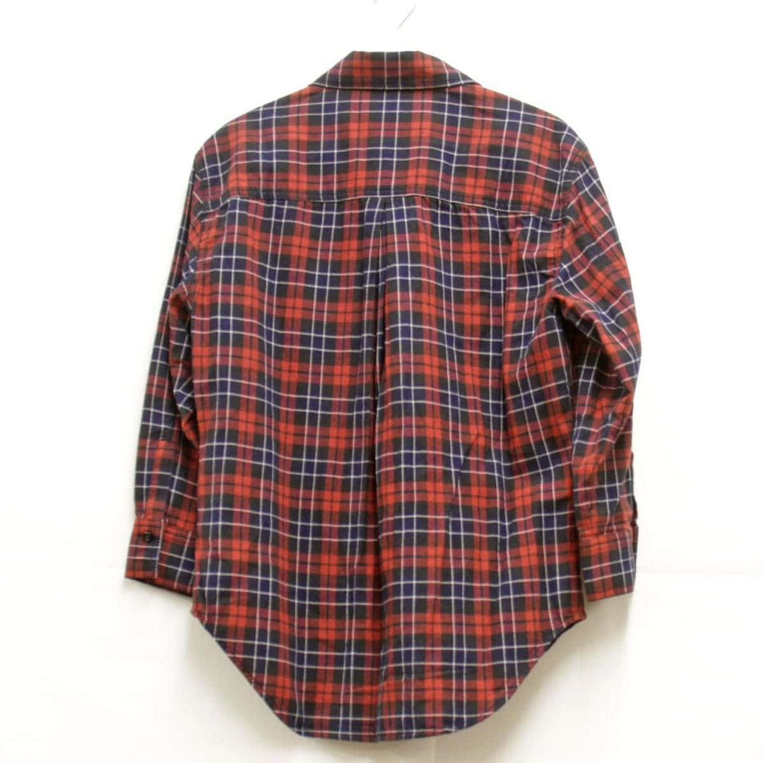 美品『USED』 
 
 ever ネルシャツ 1D14000 長袖シャツ 
コットン レッド×ブラック
