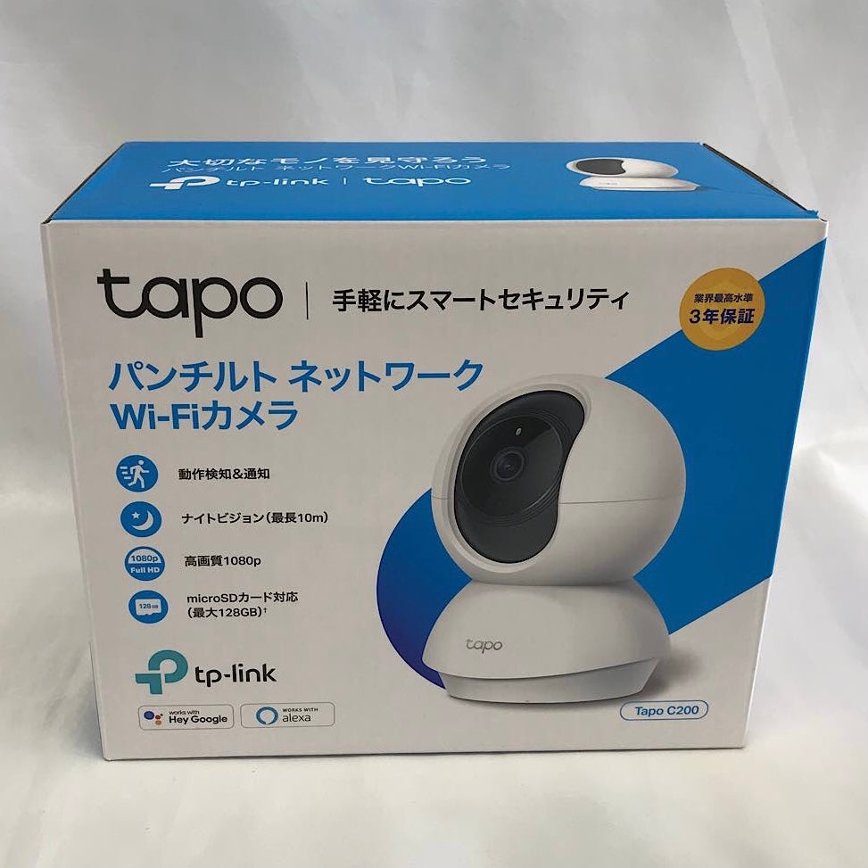 『USED』 
 
 tapo パンチルトネットワーク Wi-Fiカメラ TapoC200 小型家電 
 画像にてご確認をお願いいたします。