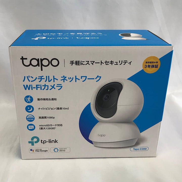 『USED』 
 
 tapo パンチルトネットワーク Wi-Fiカメラ TapoC200 小型家電 
 画像にてご確認をお願いいたします。
