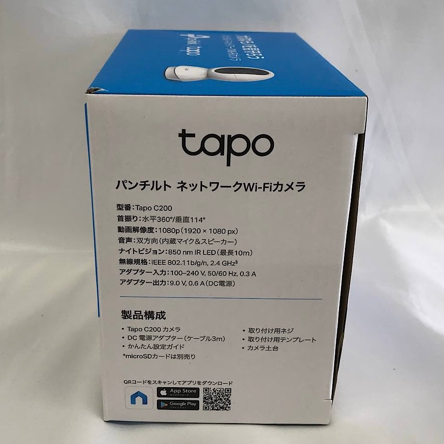 『USED』 
 
 tapo パンチルトネットワーク Wi-Fiカメラ TapoC200 小型家電 
 画像にてご確認をお願いいたします。
