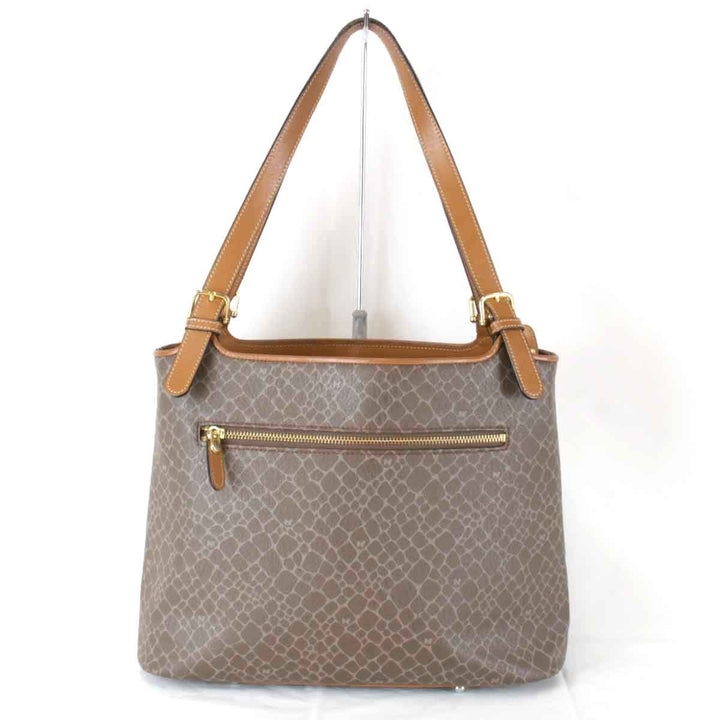 良品『USED』 
NINA RICCI ニナリッチ 
 ジラフ トートバッグ 
PVC/レザー  ベージュ