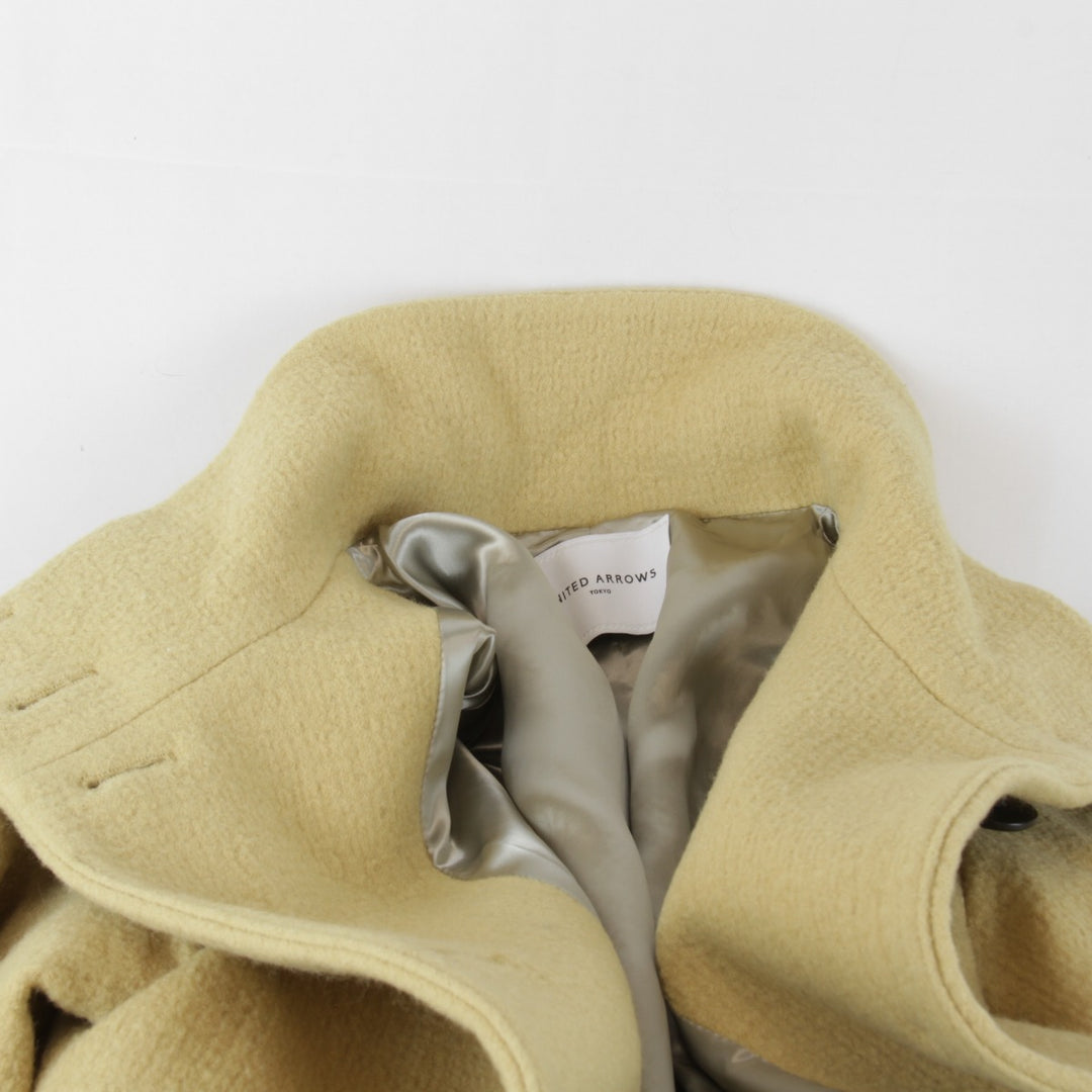 良品『USED』 
UNITED ARROWS ユナイテッドアローズ 
 コート 
ウール イエロー