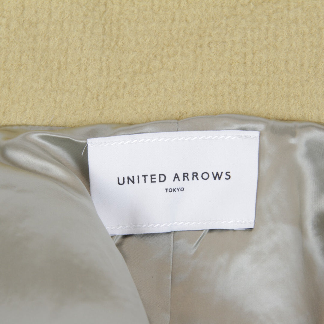 良品『USED』 
UNITED ARROWS ユナイテッドアローズ 
 コート 
ウール イエロー