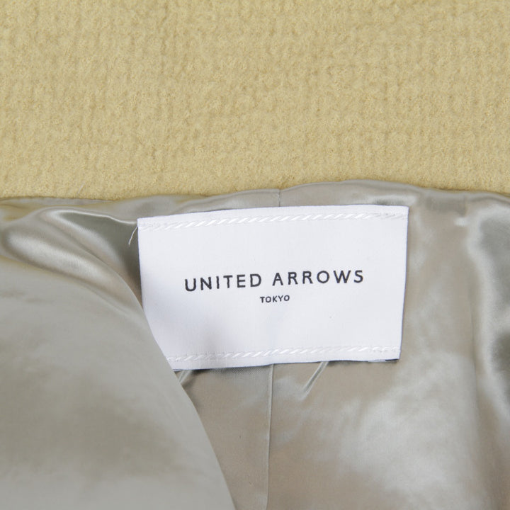 良品『USED』 
UNITED ARROWS ユナイテッドアローズ 
 コート 
ウール イエロー