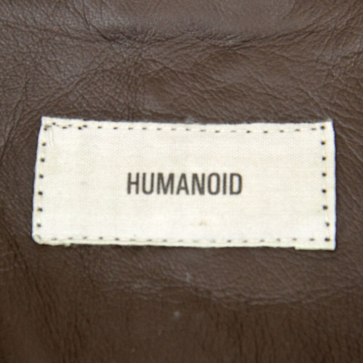 『USED』 
 
 HUMANOID 中綿 ダウンジャケット 
ラムレザー ダークブラウン