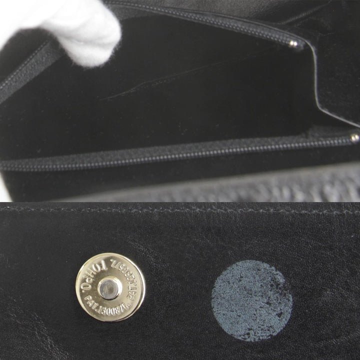 美品『USED』 
 
 クロコバック ショルダーバッグ 
 ブラック