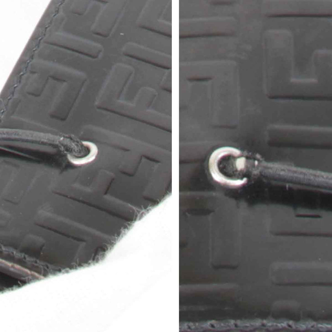 『USED』 
FENDI フェンディ 
 二つ折り財布 
エナメル調 ブラック
