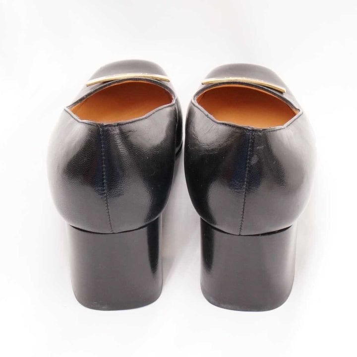 良品『USED』 
CELINE セリーヌ 
 パンプス 
レザー ブラック