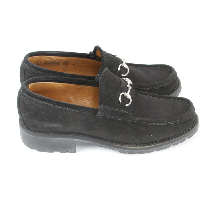 『USED』 
GUCCI グッチ 
 ホースビット  101 6105 ローファー 
スウェード ブラック