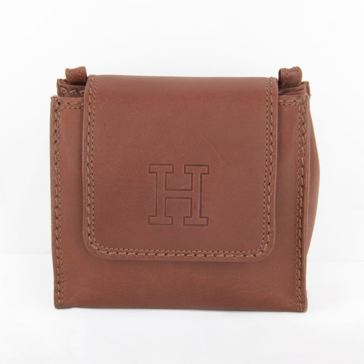 良品『USED』 
HIROFU ヒロフ 
 ショルダーバッグ 
カーフ ブラウン