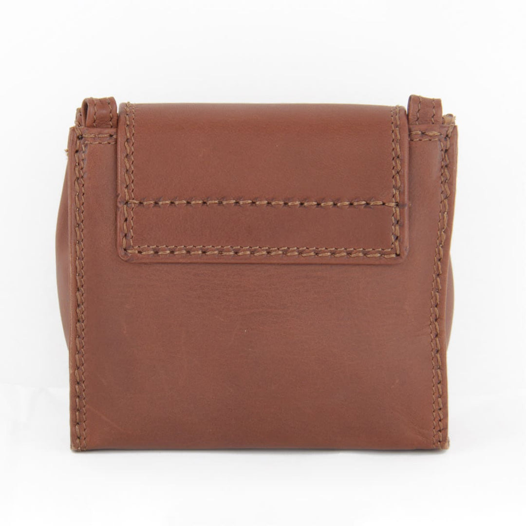 良品『USED』 
HIROFU ヒロフ 
 ショルダーバッグ 
カーフ ブラウン