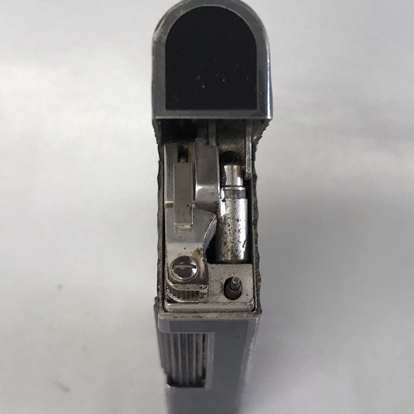 『ジャンク品』 
Dunhill ダンヒル 
 ガスライターローラー式 USRE24163 PATENTED　ジャンク ライター 
 シルバー